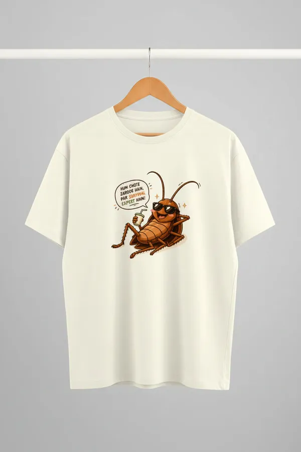 Off_White_Cotton_T-Shirt_For_Unisex