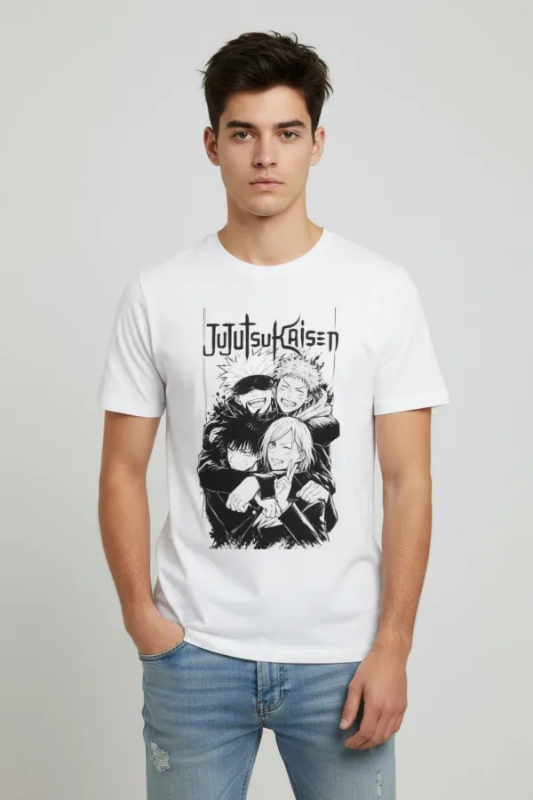 All_4_Jjk_Unisex_Crew_T_Shirt_White