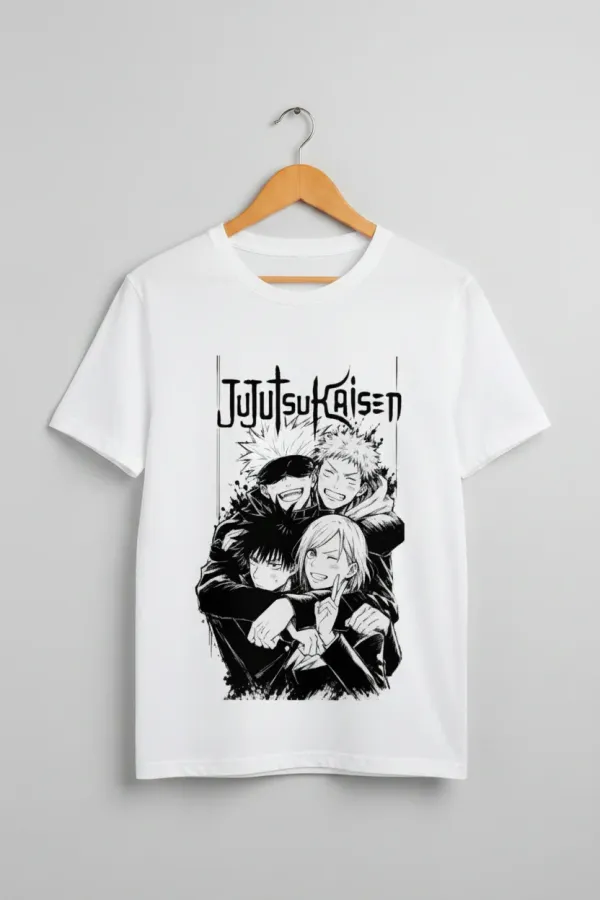 All_4_Jjk_Unisex_Crew_T_Shirt_White