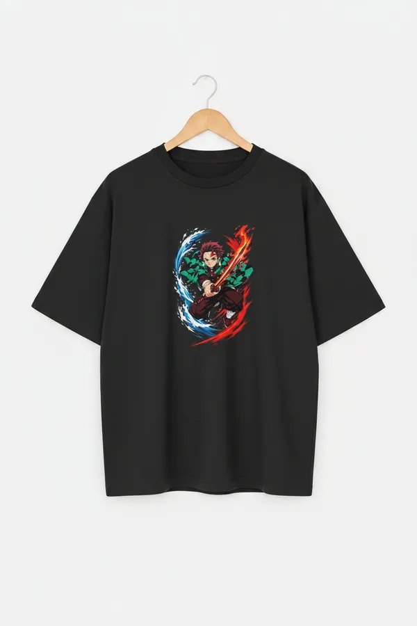 Black_Cotton_T-Shirt_For_Unisex