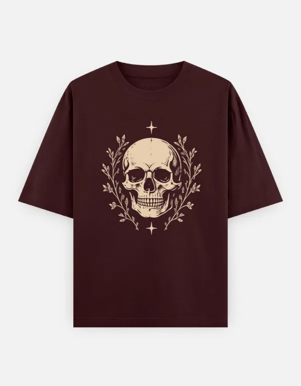 Maroon_Cotton_T-Shirt_For_Unisex