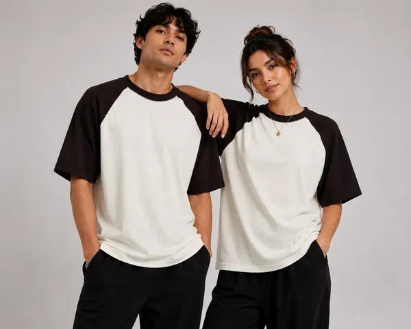 Black_White_Cotton_T-Shirt_For_Unisex