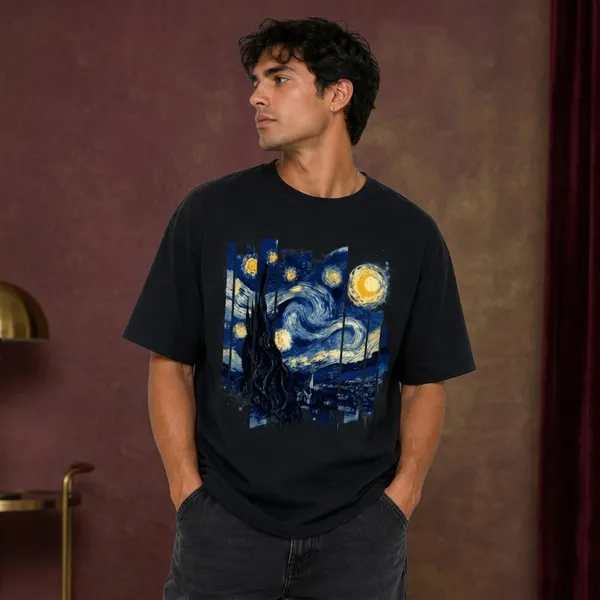 Navy_Blue_Cotton_T-Shirt_For_Unisex