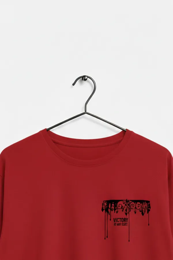 Red_Cotton_T-Shirt_For_Unisex