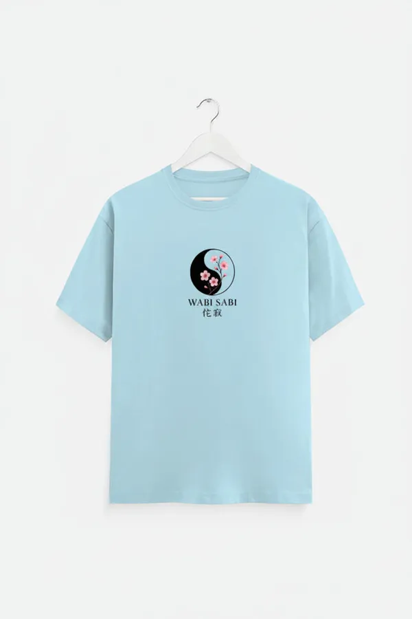 Baby_Blue_Cotton_T-Shirt_For_Unisex