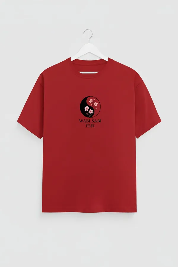 Red_Cotton_T-Shirt_For_Unisex