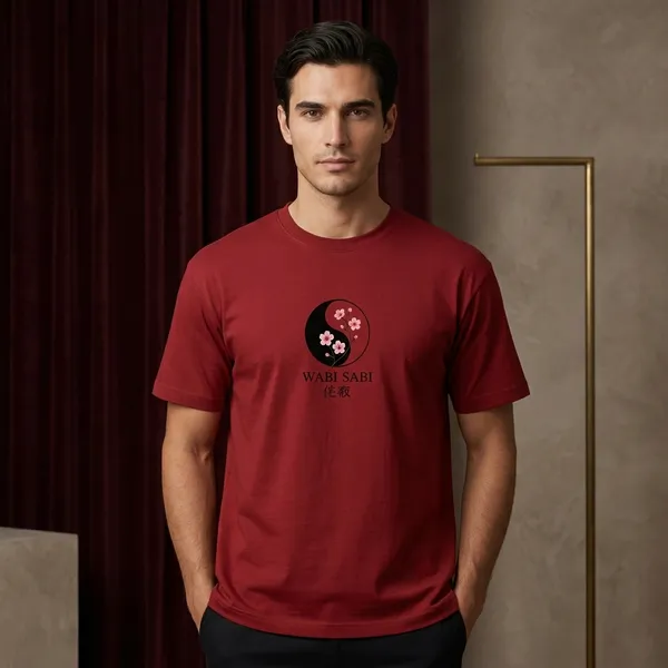 Red_Cotton_T-Shirt_For_Unisex