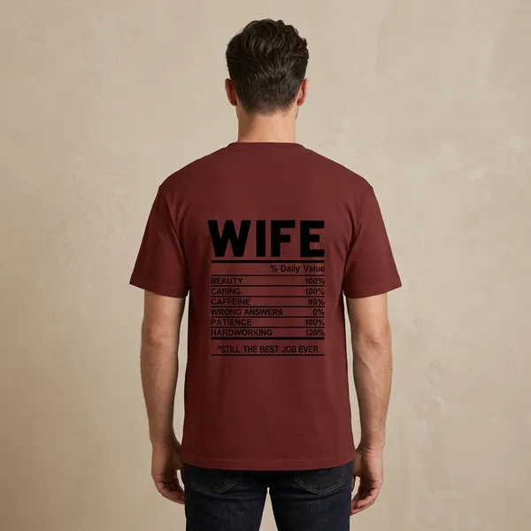 Brick_Red_Cotton_T-Shirt_For_Unisex