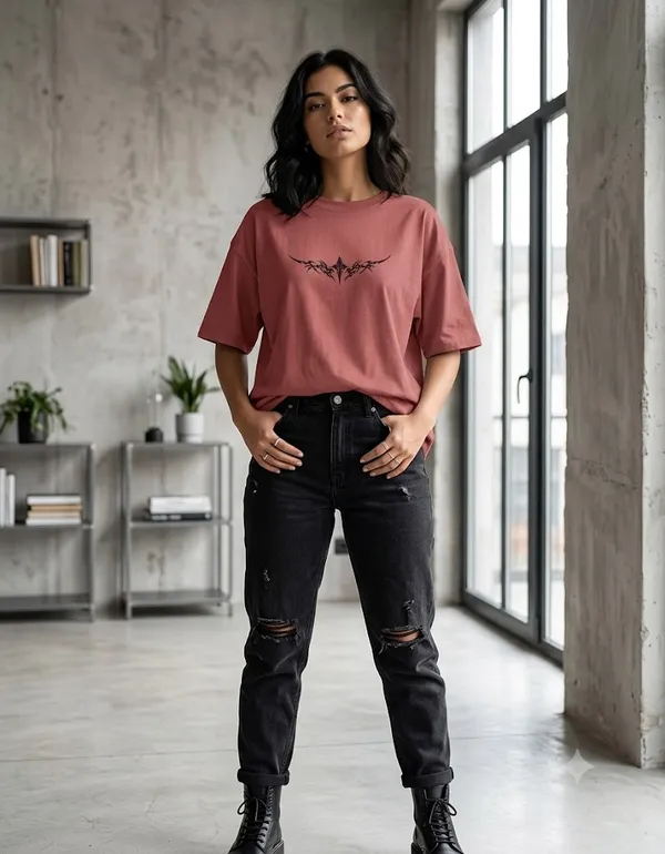 Petrify_Patriachy_Unisex_Classic_Crew_T_Shirt_Red_Coral