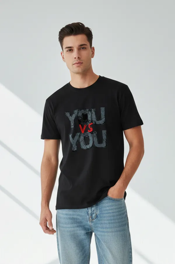 Black_Cotton_T-Shirt_For_Unisex