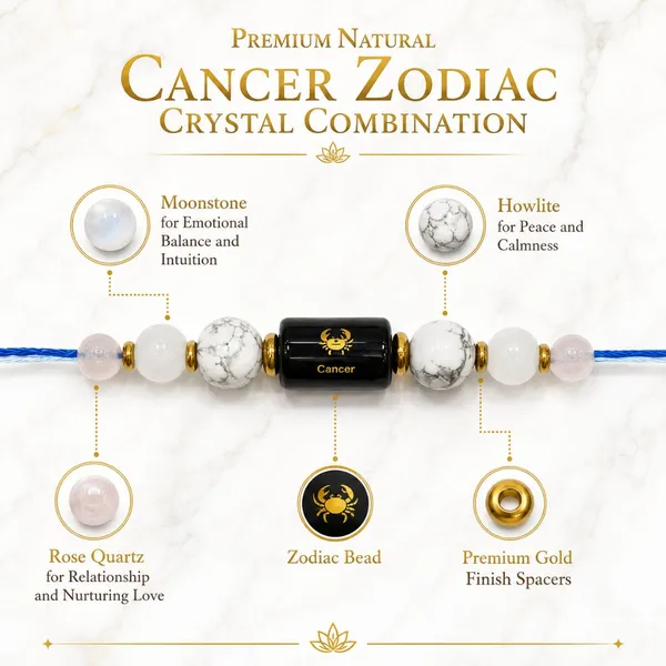 Cancer_Rashi_Rakhi_For_Brother_-_The_Moon'S_Shield_|_Moonstone_Howlite_Rose_Quartz_Crystal_|_Spiritual_Zodiac_|_Reiki_Energized_Raksha_Bandhan_Gift