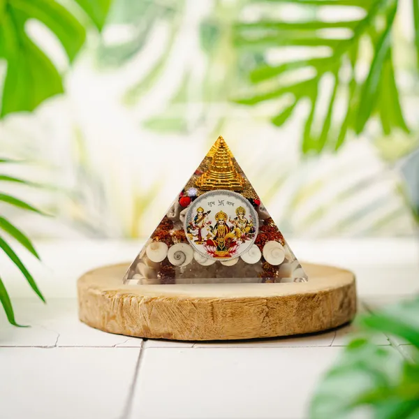 Shri_Laxmi_Ganesha_And_Saraswati_Wealth_Pyramid_|_Energized_By_Reiki_Grand_Master_|_90-100Mm_Size_|_Vaastu_Pyramid_For_Prosperity,_Abundance,_And_Positive_Energy