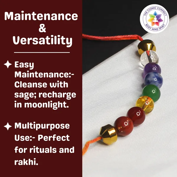 Seven_Chakra_Crystal_Rakhi_With_Golden_Hematite_Damru_Charm_For_Balance,_Protection,_&_Energy_Healing