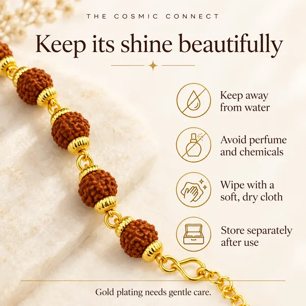 5_Mukhi_Rudraksha_Bracelet_for_Men_|_8_mm_Indonesian_Rudraksha_with_Gold-Tone_Metal_Detailing