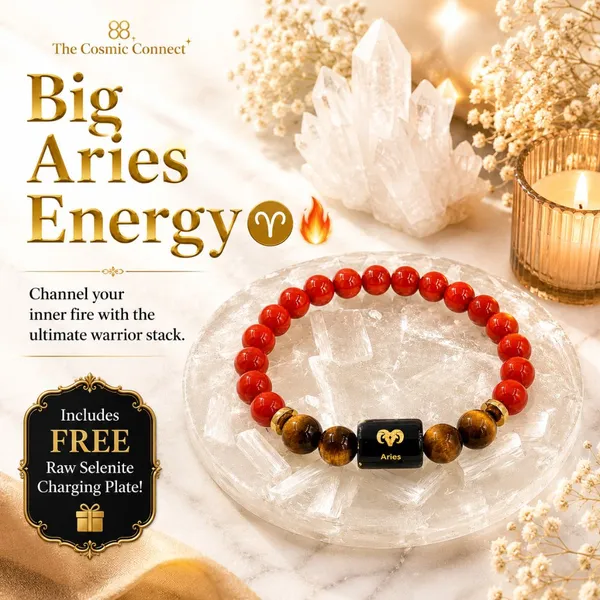 Aries_Rashi_Zodiac_Bracelet_With_Raw_Moroccan_Selenite_Plate_–_Natural_Red_Jasper_&_Tiger_Eye_Beaded_Bracelet_For_Mesh_Rashi