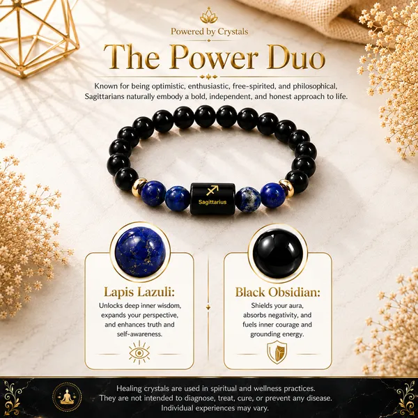 Sagittarius_Rashi_Zodiac_Bracelet_–_Natural_Black_Obsidian_&_Lapis_Lazuli_Beaded_Bracelet_For_Dhanu_Rashi