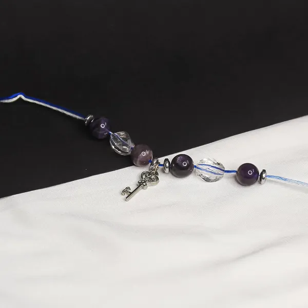 Amethyst_&_Clear_Quartz_Healing_Crystal_Rakhi_|_Reiki_Charged_Raksha_Bandhan_Gift_|_Boosts_Clarity,_Calmness_&_Spiritual_Protection_|_Aaa_Grade_Crystals