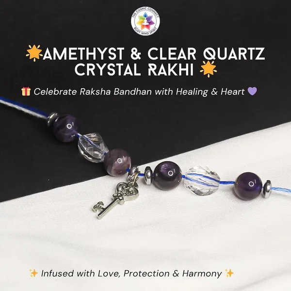 Amethyst_&_Clear_Quartz_Healing_Crystal_Rakhi_|_Reiki_Charged_Raksha_Bandhan_Gift_|_Boosts_Clarity,_Calmness_&_Spiritual_Protection_|_Aaa_Grade_Crystals