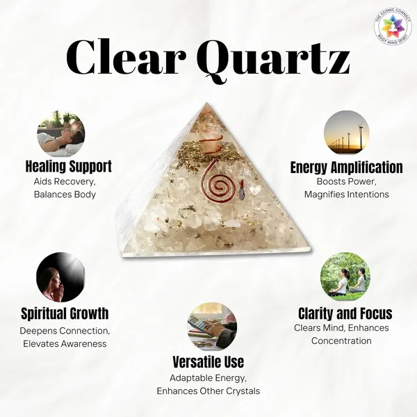 Clear_Quartz_Orgone_Crystal_70_To_78Mm_Pyramid_Handcrafted_Resin_With_Power_Symbol_Clarity,_Amplification,_And_Spiritual_Connection