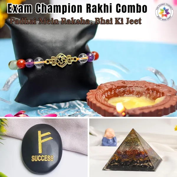 Exam_Champion_Rakhi_Combo_Includes_Crystal_Rakhi,_Study_Pyramid,_And_Intention_Coin_|_Reiki_Charged,_Vastu_Friendly,_Focus_&_Study_Gift_Set_For_All_Ages