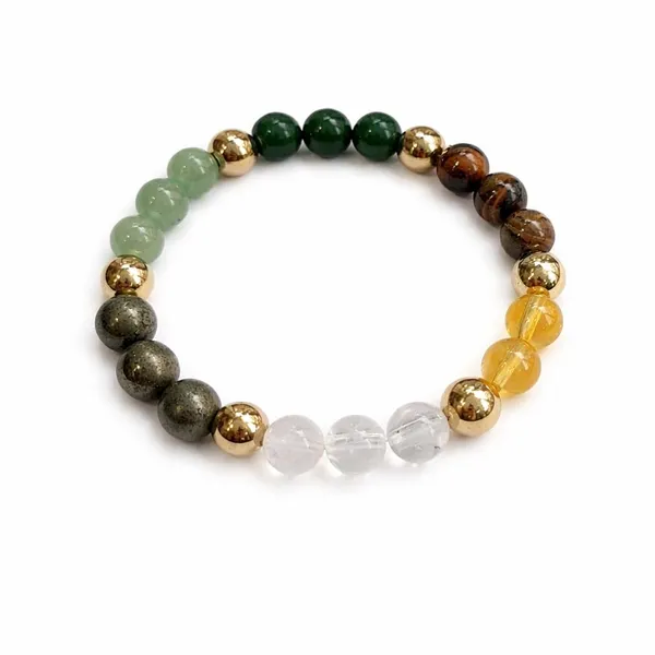 Dhanyog_Bracelet_For_Wealth_&_Prosperity_|_Original_Green_Aventurine,_Citrine,_Pyrite,_Tiger_Eye_&_Jade_|_Money_Attraction_Healing_Crystal_Bracelet_8Mm_Beads_For_Men_&_Women