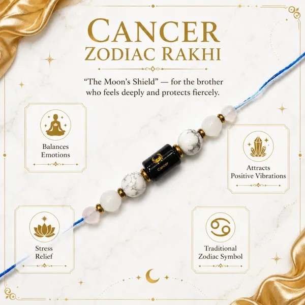 Cancer_Rashi_Rakhi_For_Brother_-_The_Moon'S_Shield_|_Moonstone_Howlite_Rose_Quartz_Crystal_|_Spiritual_Zodiac_|_Reiki_Energized_Raksha_Bandhan_Gift