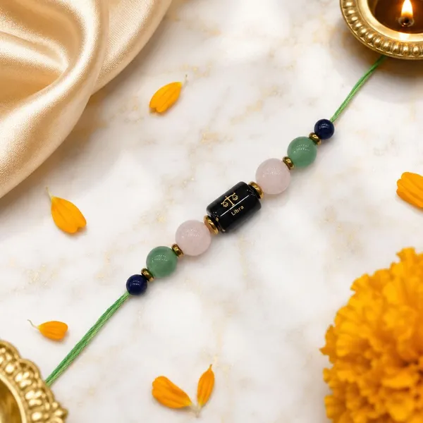 Libra_Rashi_Rakhi_For_Brother_-_The_Graceful_Balance_|_Rose_Quartz_Green_Aventurine_Lapis_Lazuli_Crystal_|_Spiritual_Zodiac_|_Reiki_Energized_Raksha_Bandhan_Gift