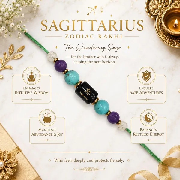 Sagittarius_Rashi_Rakhi_For_Brother_-_The_Wandering_Sage_Gyaan_Yatri_|_Amethyst_Turquoise_Citrine_Crystal_|_Spiritual_Zodiac_|_Reiki_Energized_Raksha_Bandhan_Gift