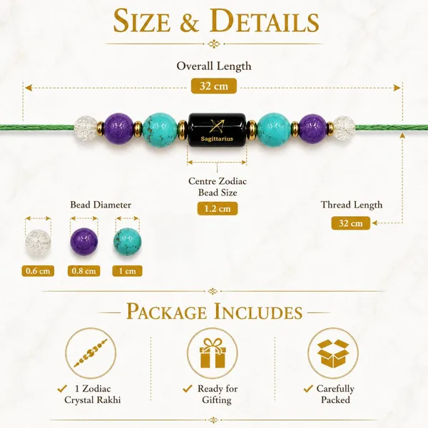 Sagittarius_Rashi_Rakhi_For_Brother_-_The_Wandering_Sage_Gyaan_Yatri_|_Amethyst_Turquoise_Citrine_Crystal_|_Spiritual_Zodiac_|_Reiki_Energized_Raksha_Bandhan_Gift