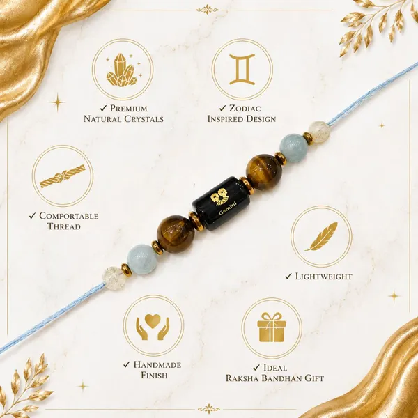 Gemini_Rashi_Rakhi_For_Brother_The_Clear_Voice_|_Aquamarine_Citrine_Tiger'S_Eye_Crystal_|_Spiritual_Zodiac_|_Reiki_Energized_Raksha_Bandhan_Gift