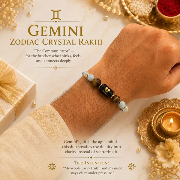 Gemini_Rashi_Rakhi_For_Brother_The_Clear_Voice_|_Aquamarine_Citrine_Tiger'S_Eye_Crystal_|_Spiritual_Zodiac_|_Reiki_Energized_Raksha_Bandhan_Gift