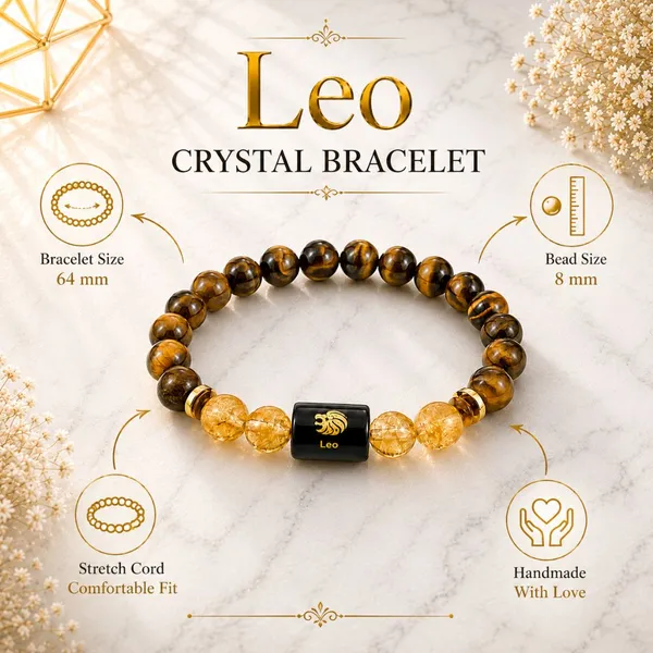 Leo_Rashi_Zodiac_Bracelet_With_Raw_Moroccan_Selenite_Plate_–_Natural_Tiger_Eye_&_Citrine_Beaded_Bracelet_For_Singh_Rashi_Unisex