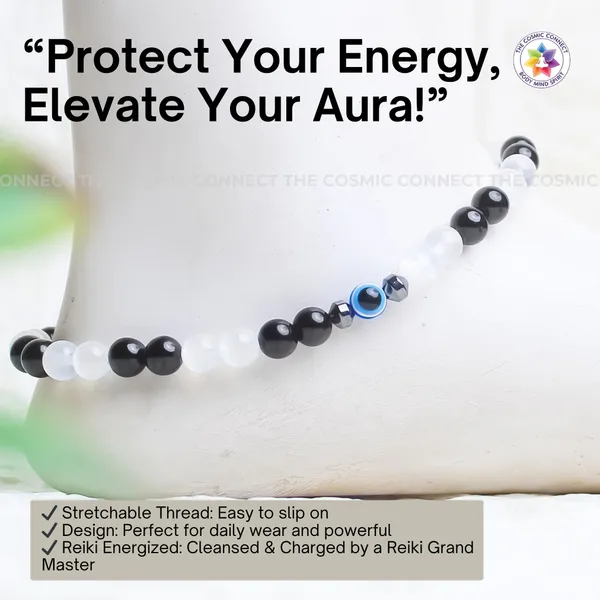Natural_Black_Tourmaline_+_Selenite_Crystal_Beads_Energized_And_Affirmed_Combo_Stone_Anklet,_Beauty_Enhancement,_Jewellery_For_Woman_And_Girls