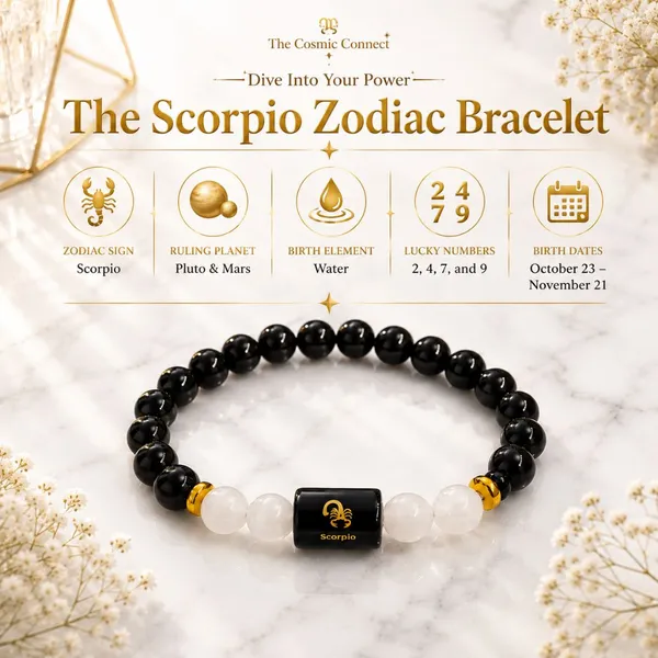 Scorpio_Rashi_Zodiac_Bracelet_With_Raw_Moroccan_Selenite_Plate_–_Natural_Black_Obsidian_&_Milky_Quartz_Beaded_Bracelet_For_Vrishchik_Rashi