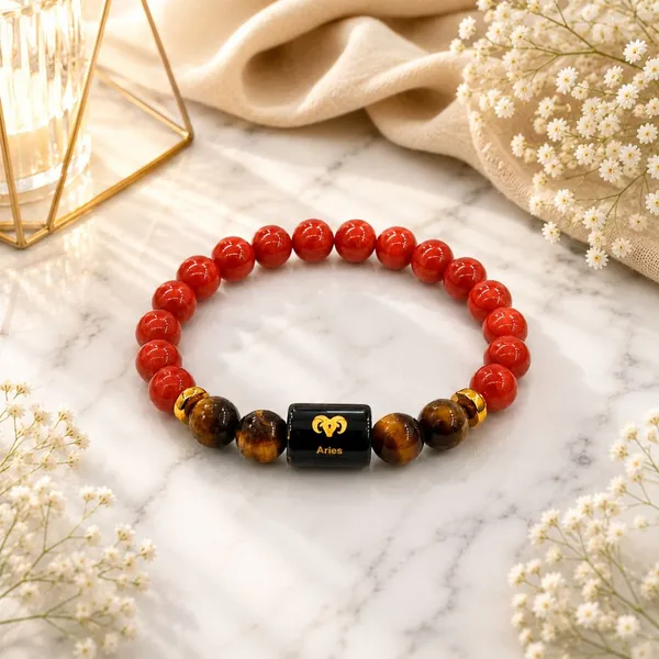 Aries_Rashi_Zodiac_Bracelet_–_Natural_Red_Jasper_&_Tiger_Eye_Beaded_Bracelet_For_Mesh_Rashi