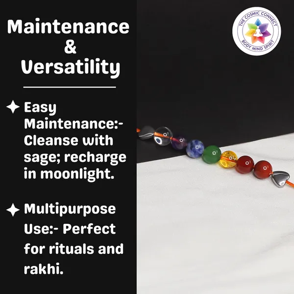 Seven_Chakra_Crystal_Rakhi_With_Silver_Hematite_Heart_Charm_For_Balance,_Protection,_&_Energy_Healing