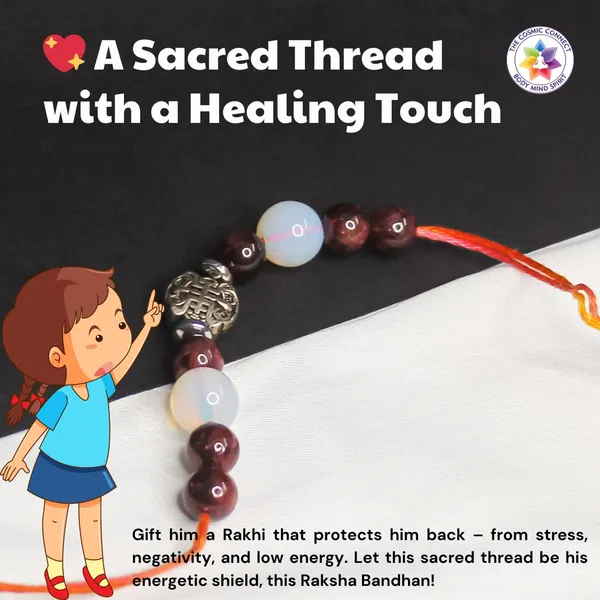 Opalite_And_Garnet_Crystal_Rakhi_For_Your_Brother_|_Boost_Positive_Energy_&_Emotional_Healing_|_Chakra_Balancing_|_Perfect_Raksha_Bandhan_Gift