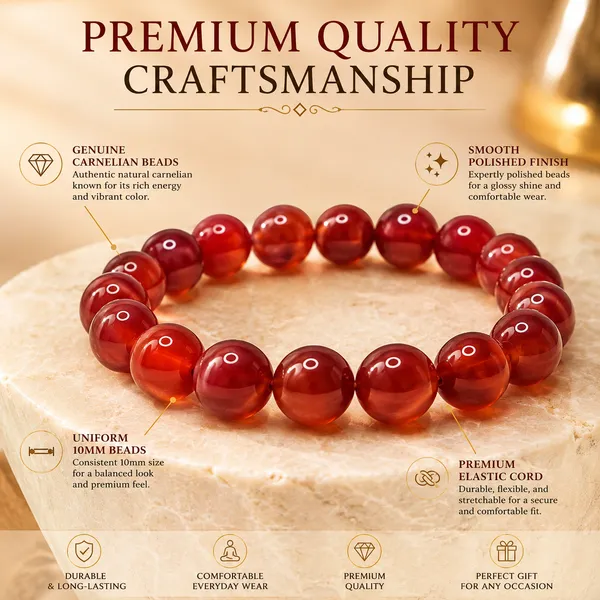 Red_Carnelian_Crystal_Bracelet_10Mm_Natural_Gemstone_Beads_|_Adjustable_Stretch_Unisex_Bracelet_For_Men_&_Women_|_Confidence,_Creativity_&_Motivation_Inspired_Spiritual_Jewellery_|_Gift