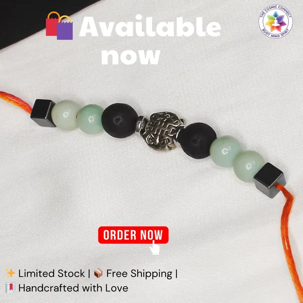 Natural_Amazonite_With_Lava_Crystal_Rakhi_With_Charm_Traditional_Rakhi_Gift_For_Brothers,_Energy_Balancing_Gemstone