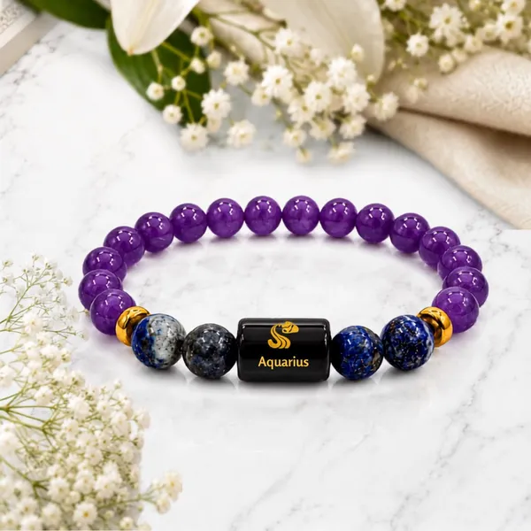 Aquarius_Rashi_Zodiac_Bracelet_–_Natural_Amethyst_&_Lapis_Lazuli_Beaded_Bracelet_For_Kumbh_Rashi