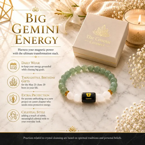 Gemini_Rashi_Zodiac_Bracelet_With_Raw_Moroccan_Selenite_Plate_–_Natural_Green_Aventurine_&_Milky_Quartz_Beaded_Bracelet_For_Mithun_Rashi
