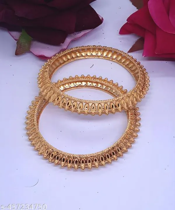 Pack_Of_2_Pairs_|_Gold_Copper_Gold_Plated_Ethnic_Kangan_Bangle_For_Women