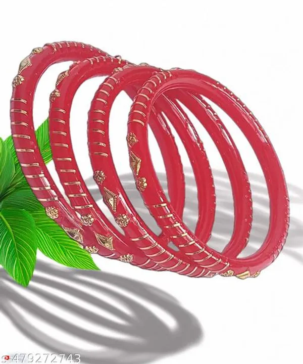 Red_Gold_Plated_Plastic_Sankha_Pola_Bangle_For_Women
