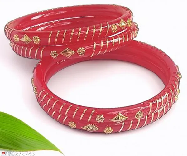 Red_Gold_Plated_Plastic_Sankha_Pola_Bangle_For_Women