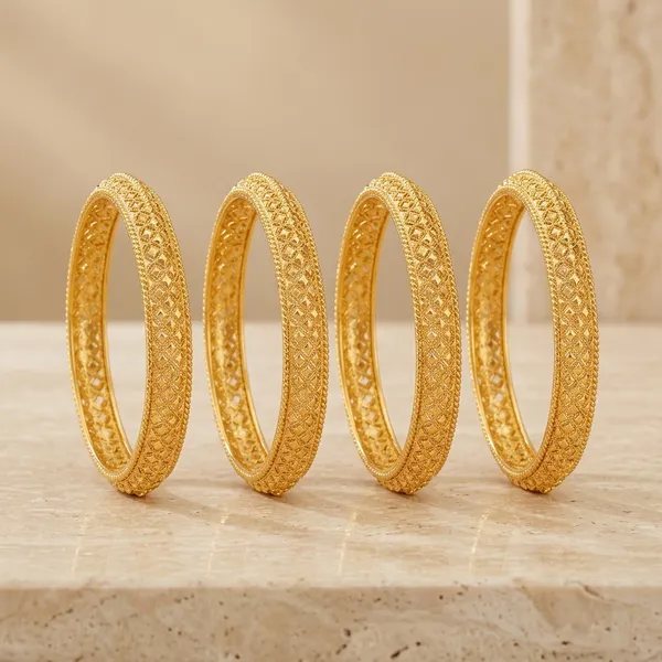 Pack_Of_2_Pairs_|_Gold_Copper_Gold_Plated_Designer_Kankan_Bangle_For_Women