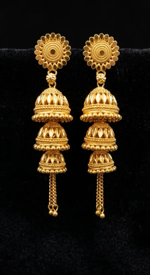 Pack_Of_2_Pairs_|_Gold_Copper_Layered_Tiered_Jhumka_Earrings_For_Women
