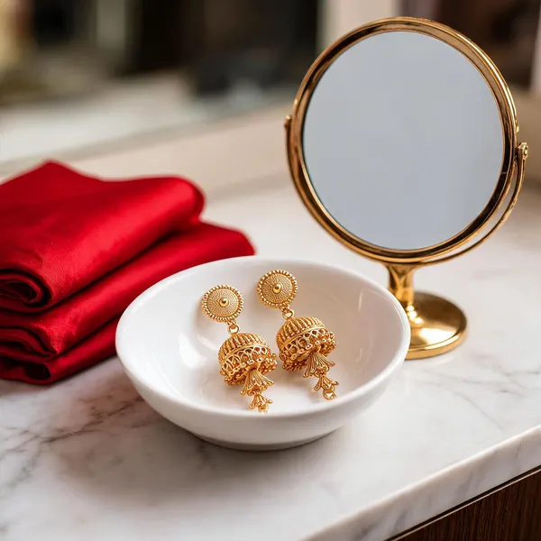 Pack_Of_2_Pairs_|_Gold_Copper_Gold_Plated_Triple_Layer_Jhumka_Earrings_For_Women