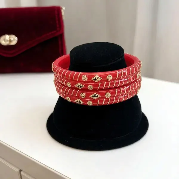 Red_Gold_Plated_Plastic_Sankha_Pola_Bangle_For_Women