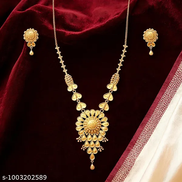 Brass_Copper_Gold_Plated_Traditional_Necklace_Set_For_Women