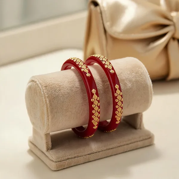 Pack_Of_2_Pairs_|_Red_Gold_Plated_Plastic_Sankha_Pola_Bangle_For_Women